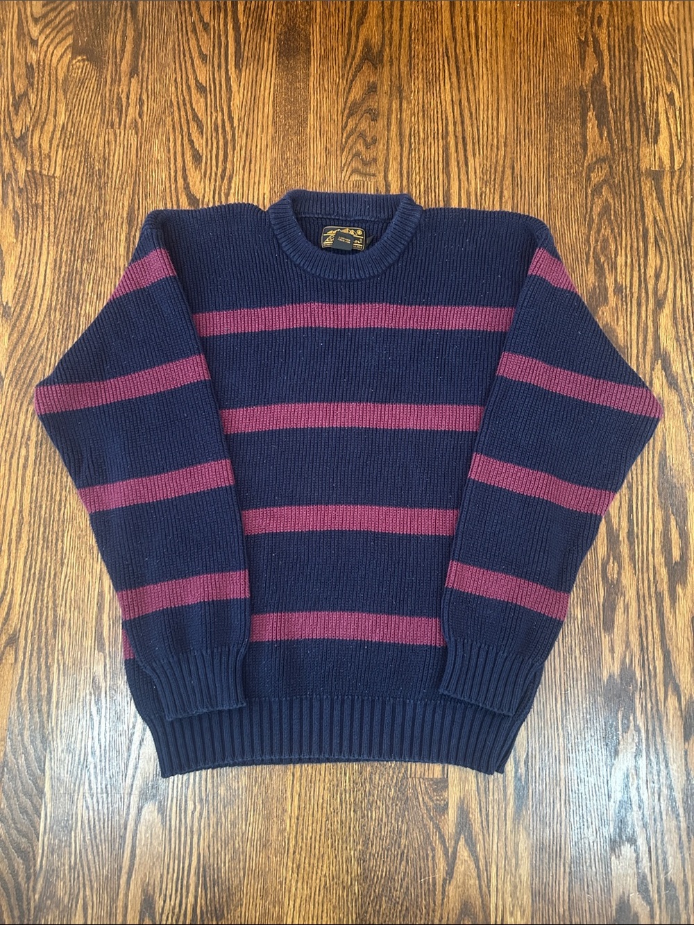 Vintage 90s Eddie Bauer Striped Knit Sweater